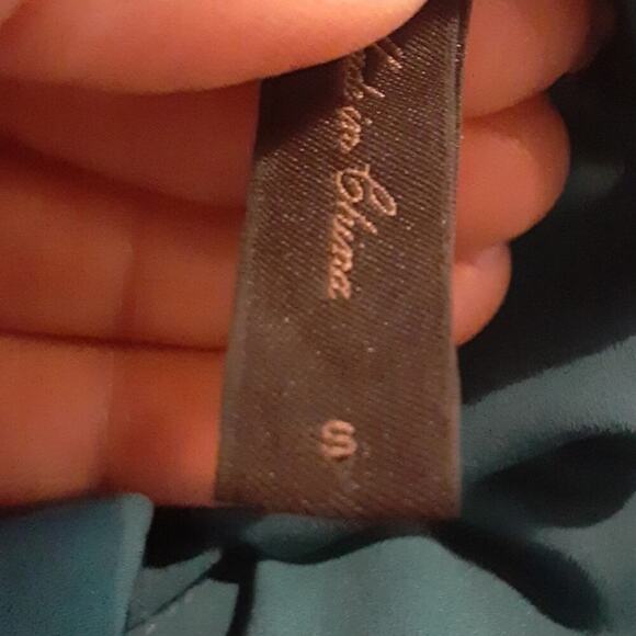 BcbgMaxAziria Camellia Women's Teal Green Sleeveless Jumpsuit Size Small - Picture 10 of 11